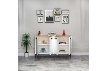 Merion Konsollbord 120 cm - Ek/Vit - Möbler - Bord & matgrupp - Avlastningsbord & sidobord - Konsolbord & hallbord