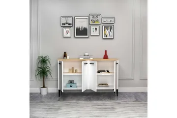 Merion Konsollbord 120 cm - Ek/Vit - Möbler - Bord & matgrupp - Avlastningsbord & sidobord - Konsolbord & hallbord