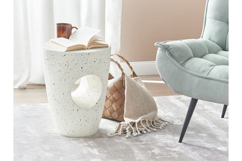 Merritt Sidobord 37 cm - Vit - Möbler - Bord & matgrupp - Avlastningsbord & sidobord - Lampbord & sidobord