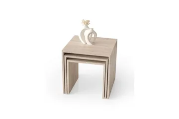 Miraen Satsbord 50 cm - Travertine - Möbler - Bord & matgrupp - Avlastningsbord & sidobord - Satsbord