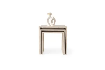 Miraen Satsbord 50 cm - Travertine - Möbler - Bord & matgrupp - Avlastningsbord & sidobord - Satsbord