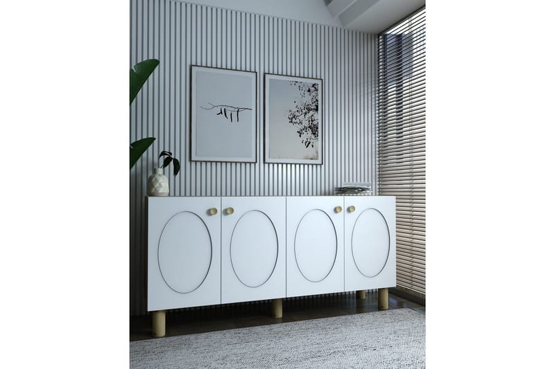 Mittopuri Konsollbord 150 cm - Brun/Vit - Möbler - Bord & matgrupp - Avlastningsbord & sidobord - Konsolbord & hallbord