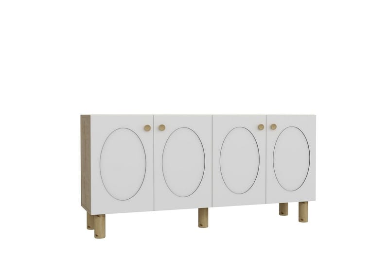 Mittopuri Konsollbord 150 cm - Brun/Vit - Möbler - Bord & matgrupp - Avlastningsbord & sidobord - Konsolbord & hallbord