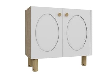 Mittopuri Konsollbord 150 cm - Brun/Vit - Möbler - Bord & matgrupp - Avlastningsbord & sidobord - Konsolbord & hallbord