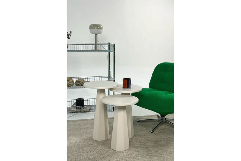 Miu Satsbord 35 cm - Cream - Möbler - Bord & matgrupp - Avlastningsbord & sidobord - Satsbord