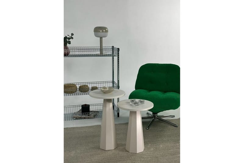 Miu Satsbord 35 cm - Cream - Möbler - Bord & matgrupp - Avlastningsbord & sidobord - Satsbord