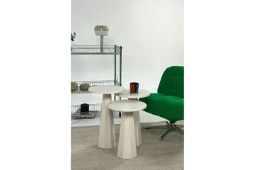 Miu Satsbord 35 cm - Cream - Möbler - Bord & matgrupp - Avlastningsbord & sidobord - Satsbord