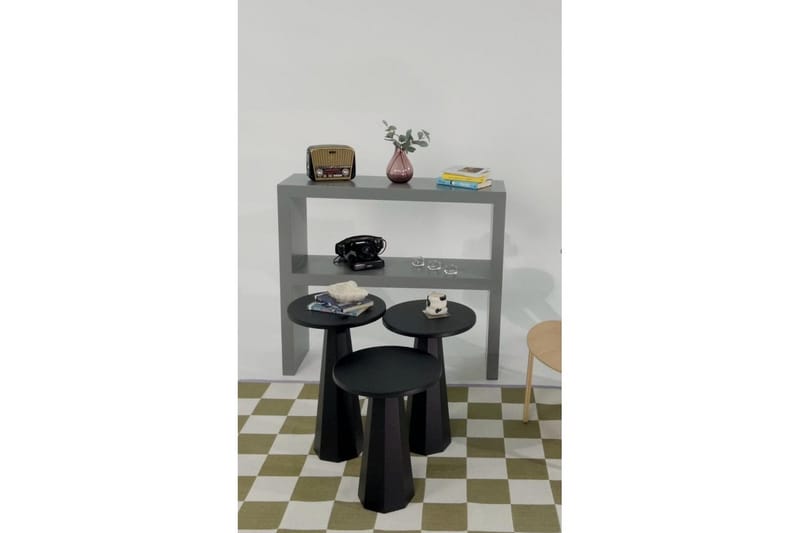 Miu Satsbord 35 cm - Svart - Möbler - Bord & matgrupp - Avlastningsbord & sidobord - Satsbord