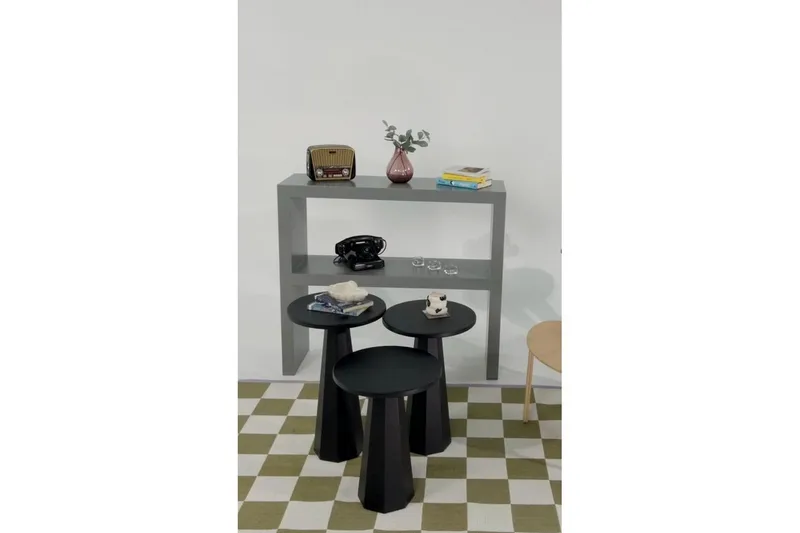 Miu Satsbord 35 cm - Svart - Möbler - Bord & matgrupp - Avlastningsbord & sidobord - Satsbord