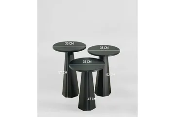 Miu Satsbord 35 cm - Svart - Möbler - Bord & matgrupp - Avlastningsbord & sidobord - Satsbord