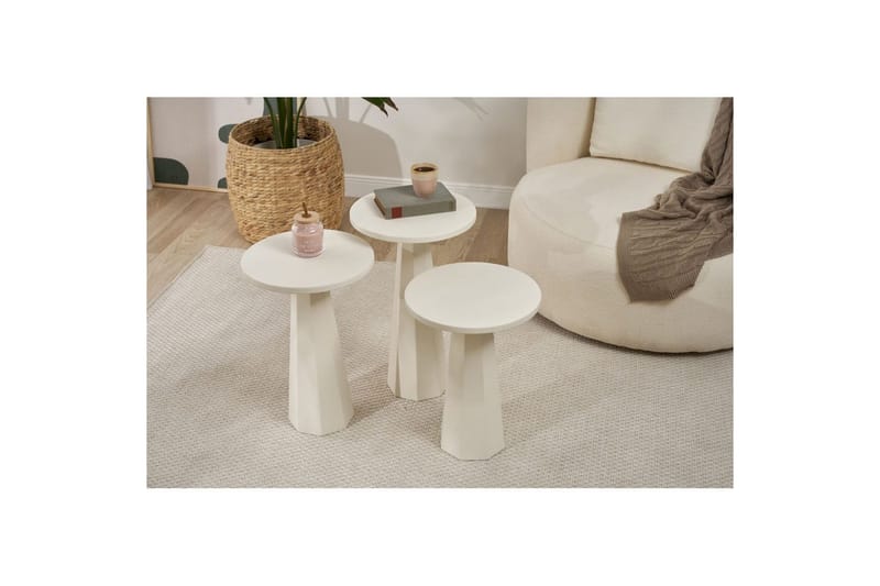 Miu Satsbord 35 cm - Vit - Möbler - Bord & matgrupp - Avlastningsbord & sidobord - Satsbord