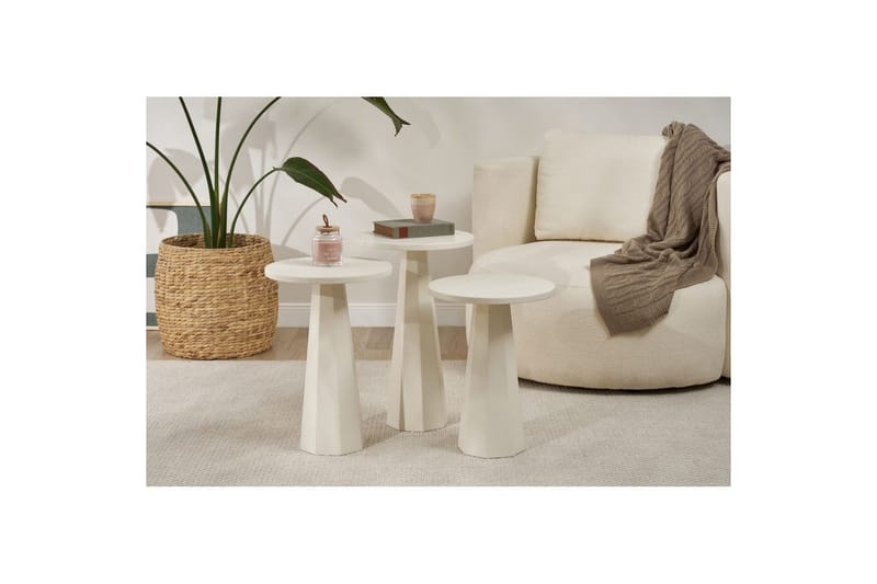 Miu Satsbord 35 cm - Vit - Möbler - Bord & matgrupp - Avlastningsbord & sidobord - Satsbord