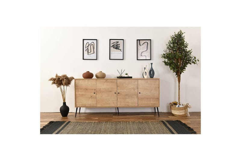 Mjudi Konsollbord 80 cm - Mediumfärgat trä - Möbler - Bord & matgrupp - Avlastningsbord & sidobord - Konsolbord & hallbord