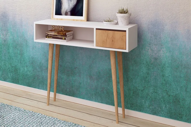 Mod Design Avlastningsbord - Trä/Vit - Möbler - Bord & matgrupp - Avlastningsbord & sidobord - Konsolbord & hallbord