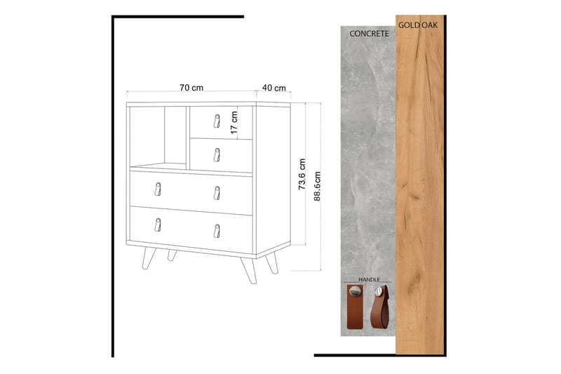 Mod Design Byrå - Trä/Vit - Möbler - Bord & matgrupp - Avlastningsbord & sidobord