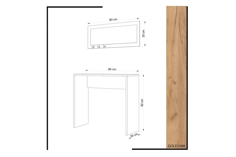 Mod Design Skrivbord - Trä - Möbler - Bord & matgrupp - Avlastningsbord & sidobord