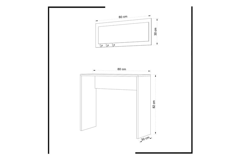 Mod Design Skrivbord - Vit - Möbler - Bord & matgrupp - Kontorsbord - Skrivbord