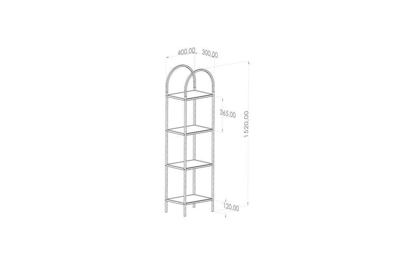 Monaia Konsollbord 175 cm - Guld - Möbler - Bord & matgrupp - Avlastningsbord & sidobord - Konsolbord & hallbord