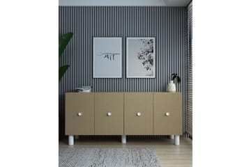 Mono Konsollbord 150 cm - Beige/Rödfärgat trä - Möbler - Bord & matgrupp - Avlastningsbord & sidobord - Konsolbord & hallbord