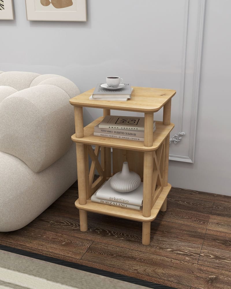 Mumira Sidobord 38 cm - Ek - Möbler - Bord & matgrupp - Avlastningsbord & sidobord - Brickbord & småbord