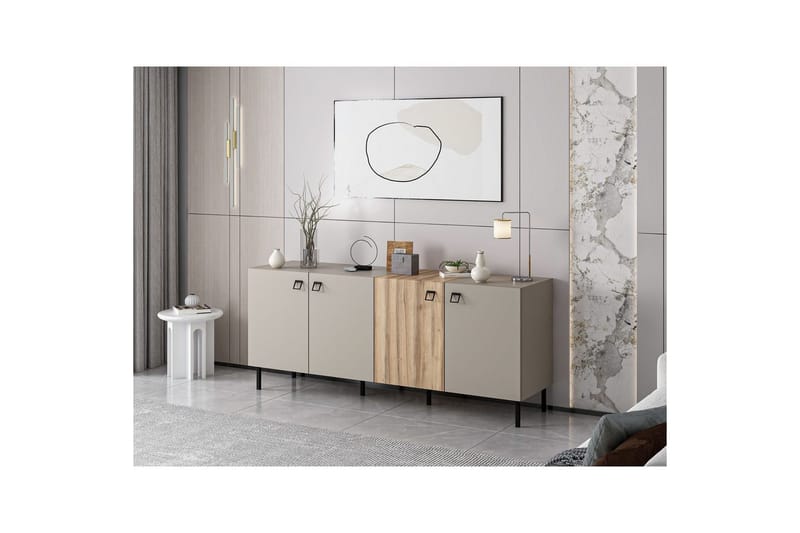 Munetaka Konsollbord 180 cm - Guld/Sand - Möbler - Bord & matgrupp - Avlastningsbord & sidobord - Konsolbord & hallbord