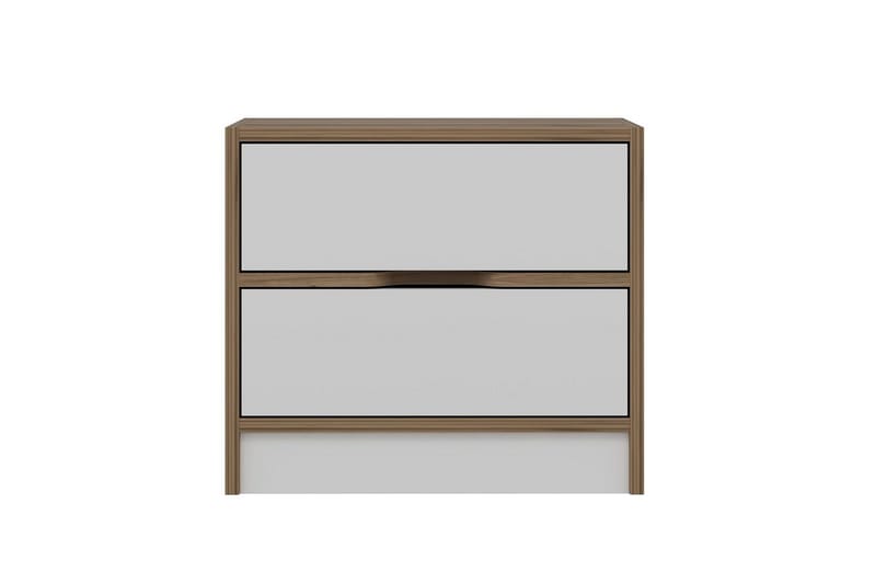 Munna Sängbord 54 cm - Valnöt/Vit - Möbler - Bord & matgrupp - Avlastningsbord & sidobord - Sängbord & nattduksbord