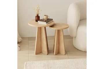 Munne Satsbord - Ek - Möbler - Bord & matgrupp - Avlastningsbord & sidobord - Satsbord