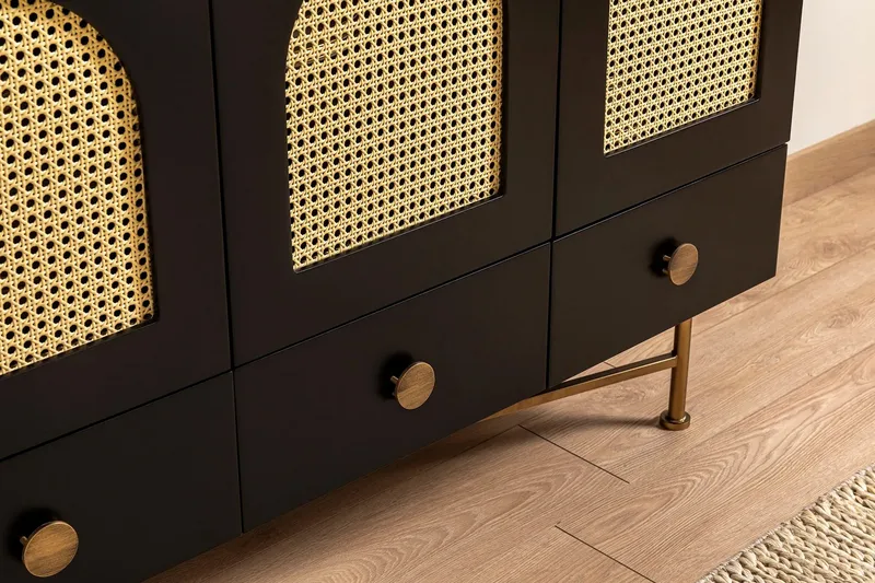 Munny Konsollbord 123 cm - Svart - Förvaring - Förvaringsmöbler - Sideboard & skänk