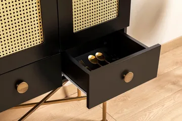 Munny Konsollbord 80 cm - Svart - Förvaring - Skåp - Förvaringsskåp