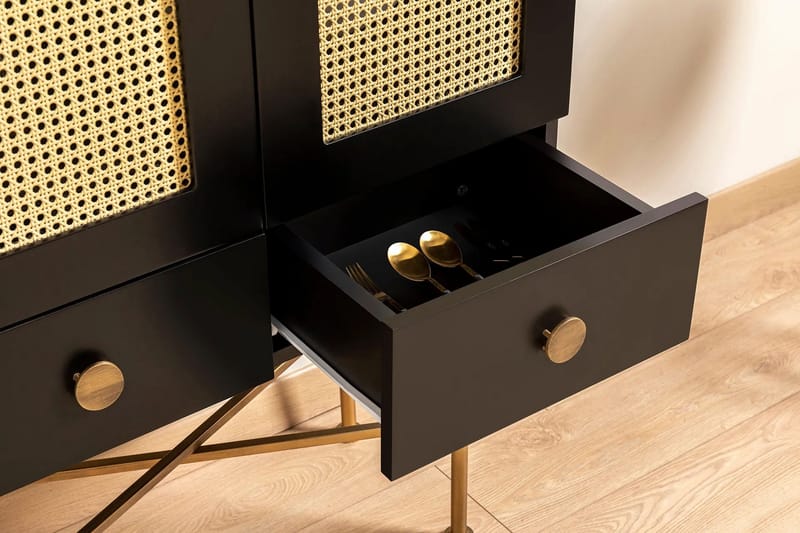 Munny Konsollbord 80 cm - Svart - Förvaring - Skåp - Förvaringsskåp