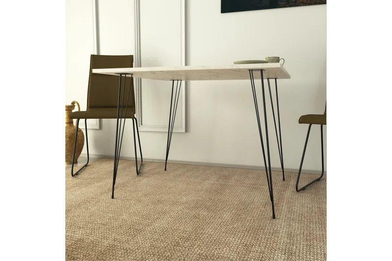 Murtwell Bord 90 cm - Svart/Vit - Möbler - Bord & matgrupp - Avlastningsbord & sidobord