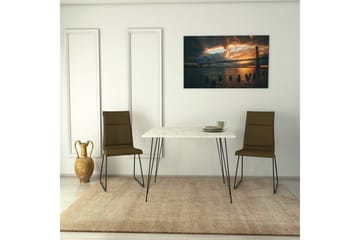 Murtwell Bord 90 cm - Svart/Vit - Möbler - Bord & matgrupp - Avlastningsbord & sidobord