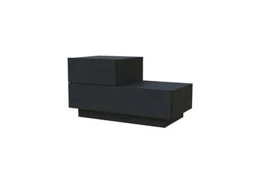 Mutki Nattduksbord 70x35x38,3 cm - Antracit - Möbler - Bord & matgrupp - Avlastningsbord & sidobord - Sängbord & nattduksbord