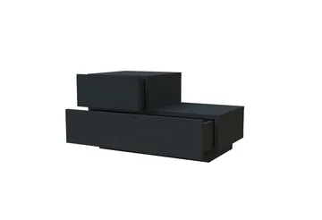Mutki Nattduksbord 70x35x38,3 cm - Antracit - Möbler - Bord & matgrupp - Avlastningsbord & sidobord - Sängbord & nattduksbord