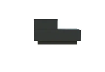 Mutki Nattduksbord 70x35x38,3 cm - Antracit - Möbler - Bord & matgrupp - Avlastningsbord & sidobord - Sängbord & nattduksbord