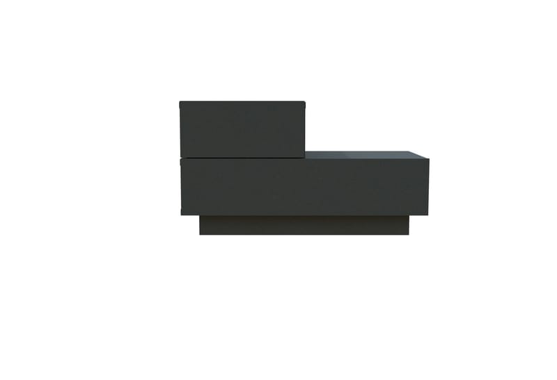 Mutki Nattduksbord 70x35x38,3 cm - Antracit - Möbler - Bord & matgrupp - Avlastningsbord & sidobord - Sängbord & nattduksbord