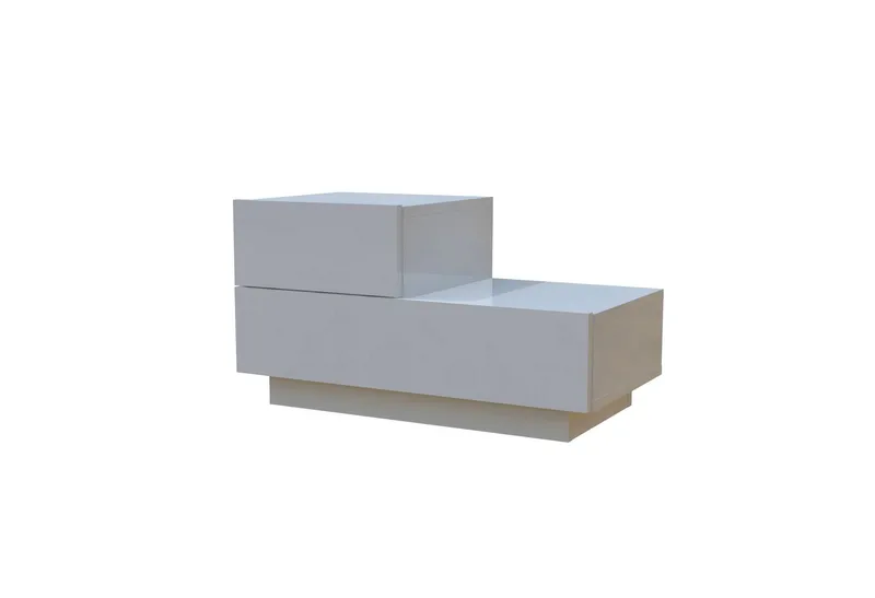 Mutki Nattduksbord 70x35x38,3 cm, Vit