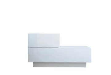 Mutki Nattduksbord 70x35x38,3 cm - Vit - Möbler - Bord & matgrupp - Avlastningsbord & sidobord - Sängbord & nattduksbord