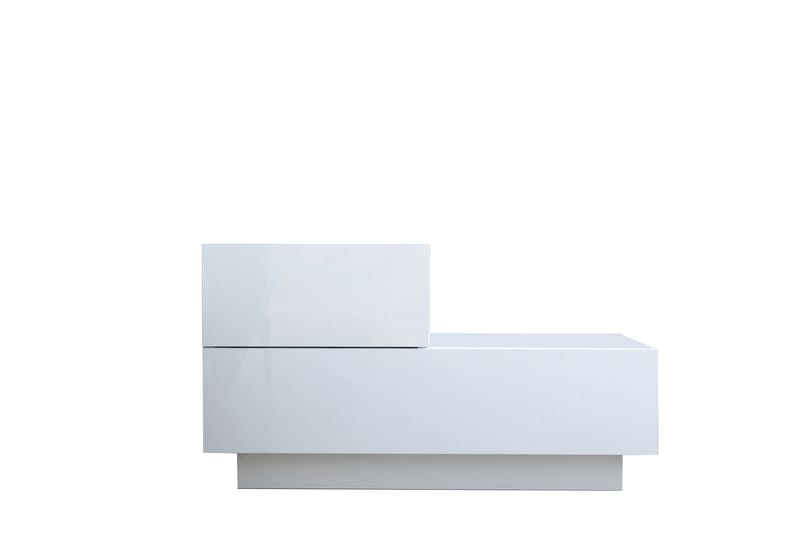 Mutki Nattduksbord 70x35x38,3 cm - Vit - Möbler - Bord & matgrupp - Avlastningsbord & sidobord - Sängbord & nattduksbord