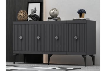 Naruyuki Konsollbord 150 cm - Antracit/Silver - Möbler - Bord & matgrupp - Avlastningsbord & sidobord - Konsolbord & hallbord