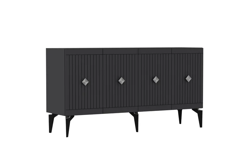 Naruyuki Konsollbord 150 cm - Antracit/Silver - Möbler - Bord & matgrupp - Avlastningsbord & sidobord - Konsolbord & hallbord