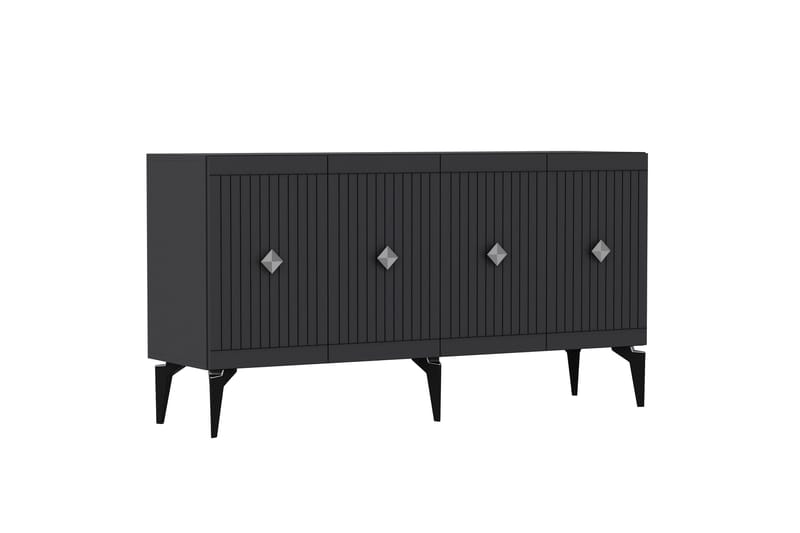 Naruyuki Konsollbord 150 cm - Antracit/Silver - Möbler - Bord & matgrupp - Avlastningsbord & sidobord - Konsolbord & hallbord