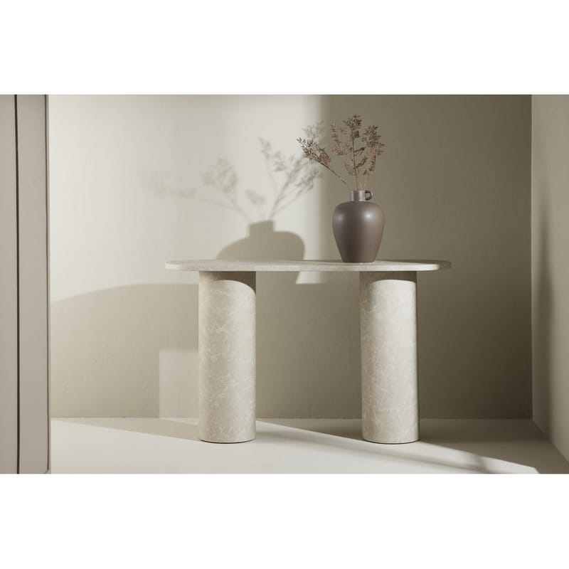 Narvik Sidobord 130 cm - Beige - Möbler - Bord & matgrupp - Avlastningsbord & sidobord - Lampbord & sidobord