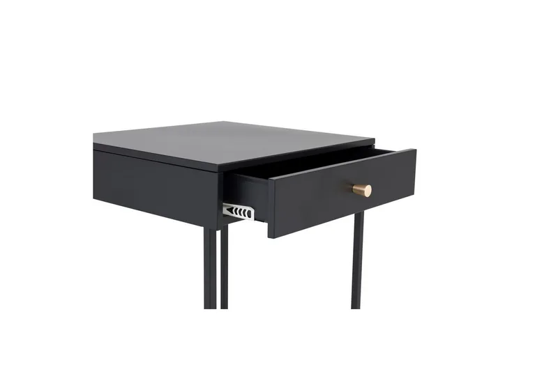 Nattduksbord Bakal - Svart - Möbler - Bord & matgrupp - Avlastningsbord & sidobord - Sängbord & nattduksbord