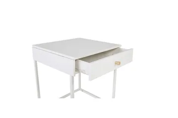 Nattduksbord Bakal - Vit - Möbler - Bord & matgrupp - Avlastningsbord & sidobord - Sängbord & nattduksbord