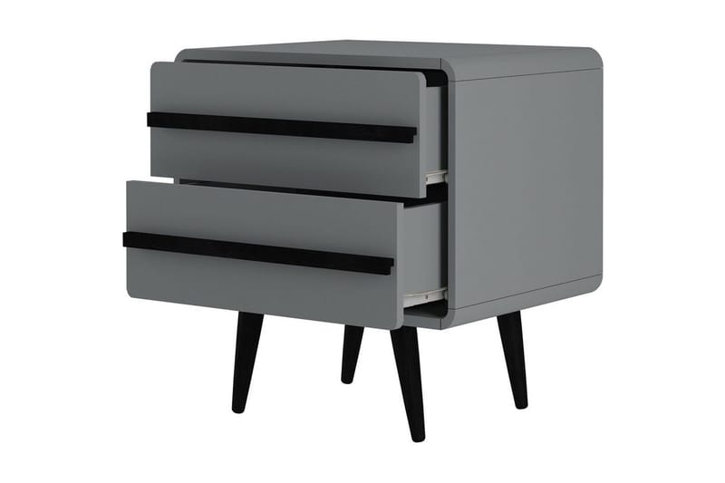 Nattduksbord Chantal Grå - Grå - Möbler - Bord & matgrupp - Avlastningsbord & sidobord - Sängbord & nattduksbord