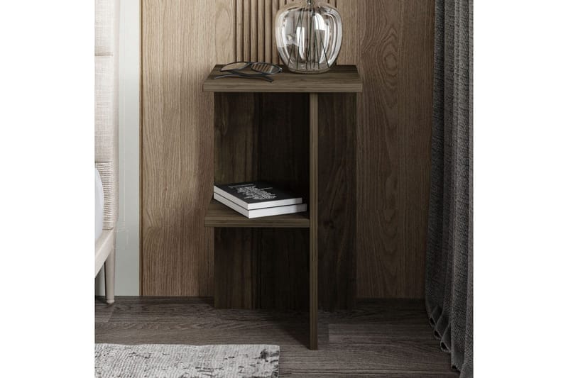 Nattduksbord Gwyneth Valnöt - Valnöt - Möbler - Bord & matgrupp - Avlastningsbord & sidobord - Sängbord & nattduksbord
