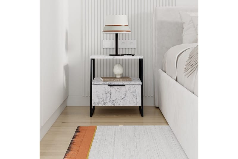 Nattduksbord Kavilash Carraramarmor - Carraramarmor - Möbler - Bord & matgrupp - Avlastningsbord & sidobord - Sängbord & nattduksbord