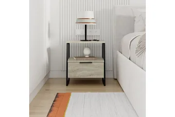 Nattduksbord Kavilash Travertin - Travertin - Möbler - Bord & matgrupp - Avlastningsbord & sidobord - Sängbord & nattduksbord