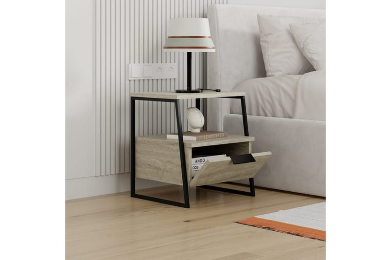Nattduksbord Kavilash Travertin - Travertin - Möbler - Bord & matgrupp - Avlastningsbord & sidobord - Sängbord & nattduksbord